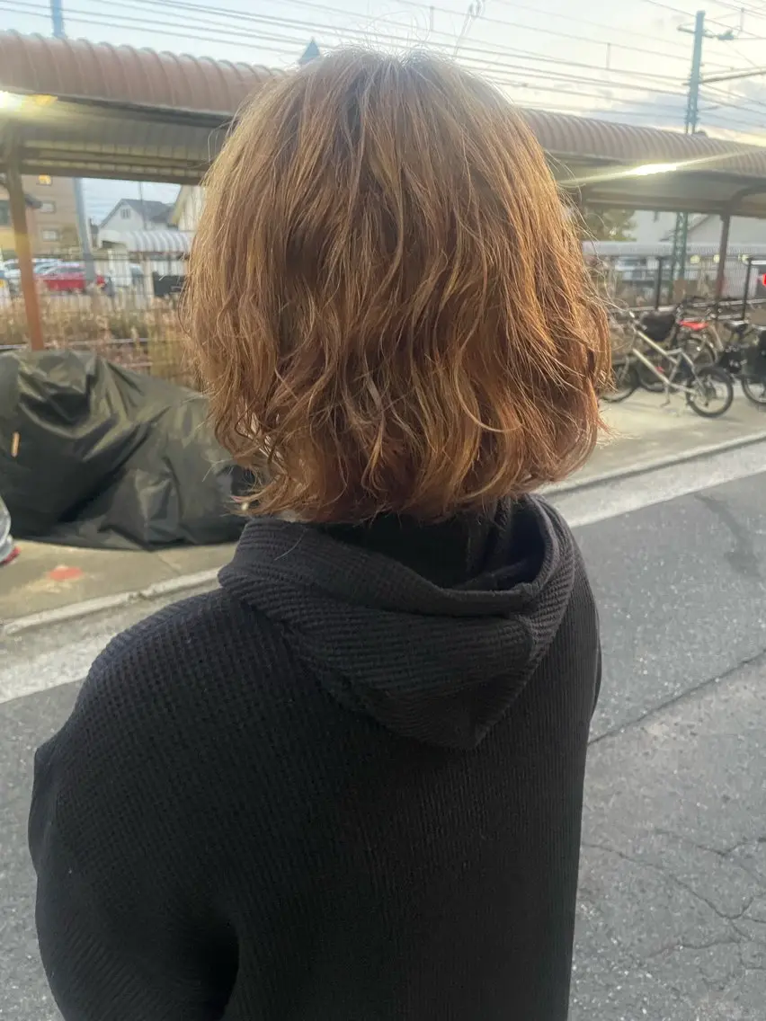 ショート パーマ 日高 香織のヘアスタイル