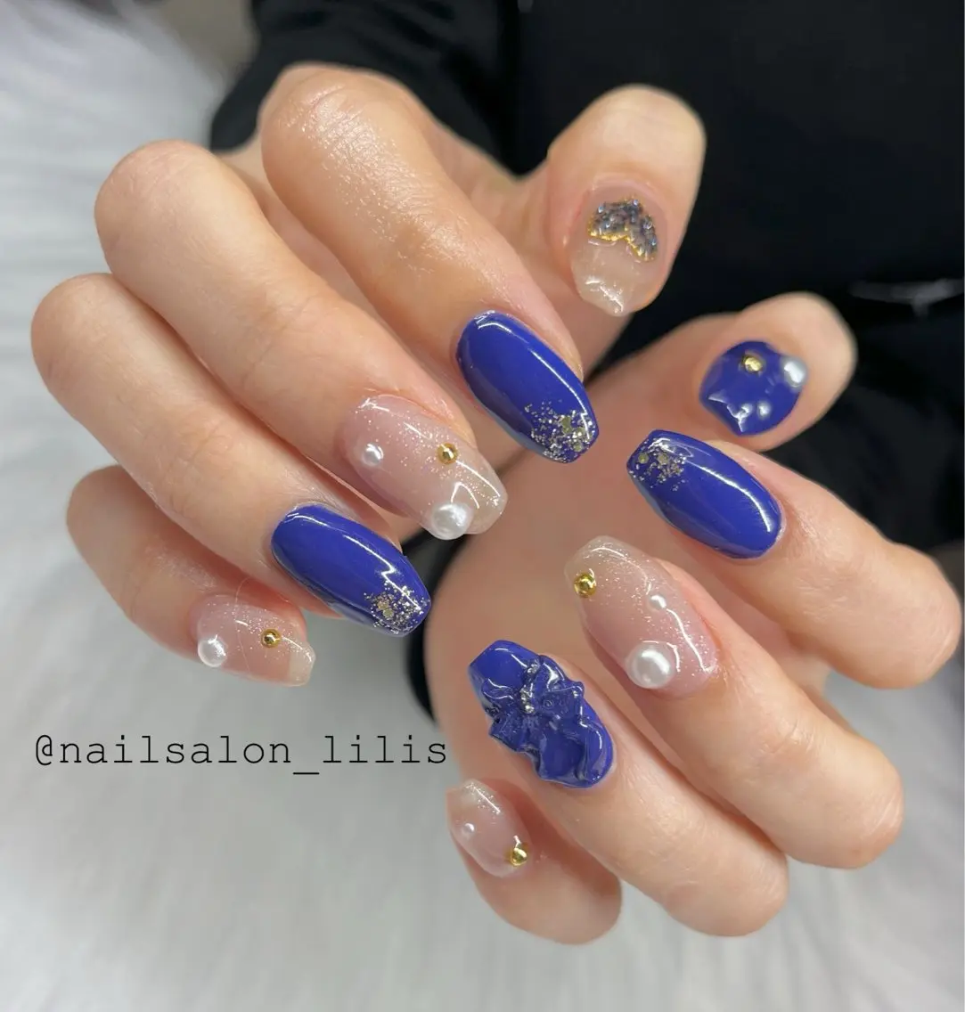 ネイル ラメ(グリッター) nailsalon Lilisのネイルデザイン