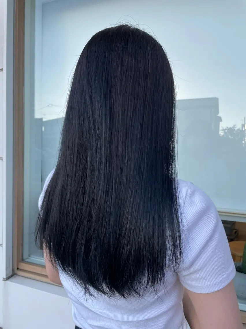 ロング カラー トリートメント ヘアカラー 小林 杏莉のヘアスタイル