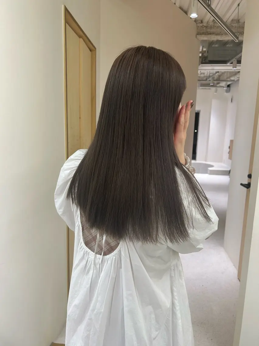 ロング 田中 樹奈のヘアスタイル