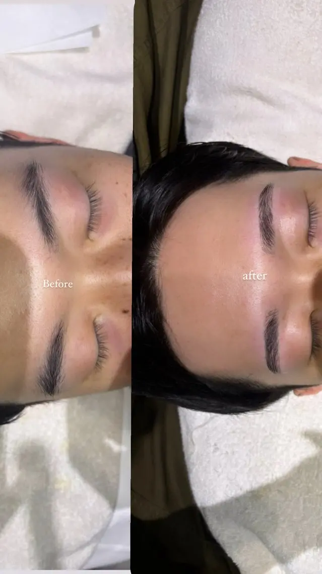 アイブロウ ワックス脱毛 眉カット aloha hibinoのマツエク・マツパデザイン
