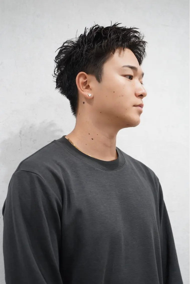 ショート パーマ メンズ men’s hair / 隼翔のヘアスタイル