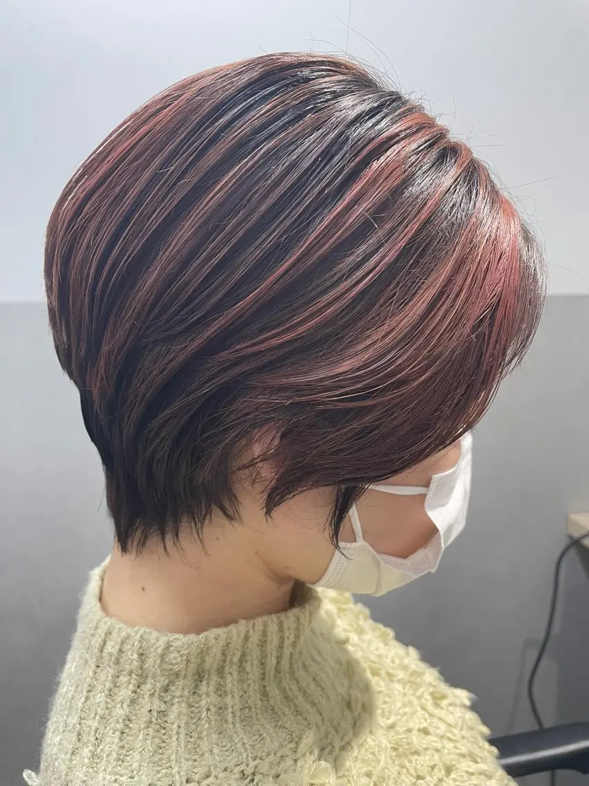 【ショート】カット+カラーの写真