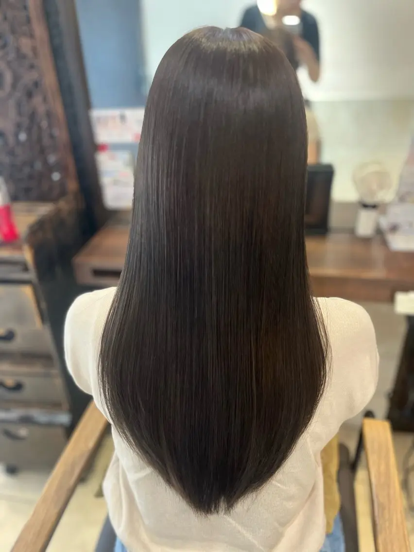 ロング カラー カット トリートメント Aina🩶 レディースカット🩶のヘアスタイル