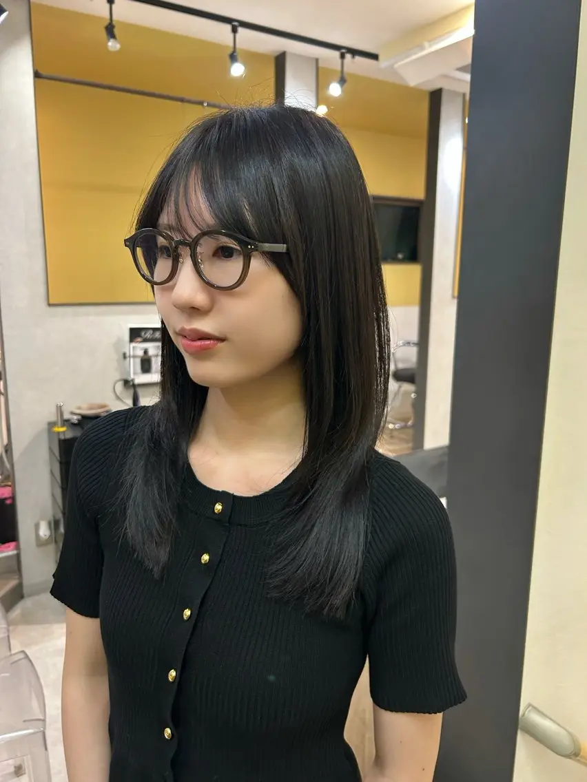 ロング カラー 透明感カラー カット ヘアカラー トリートメント hubhair レイヤー/透明感のヘアスタイル