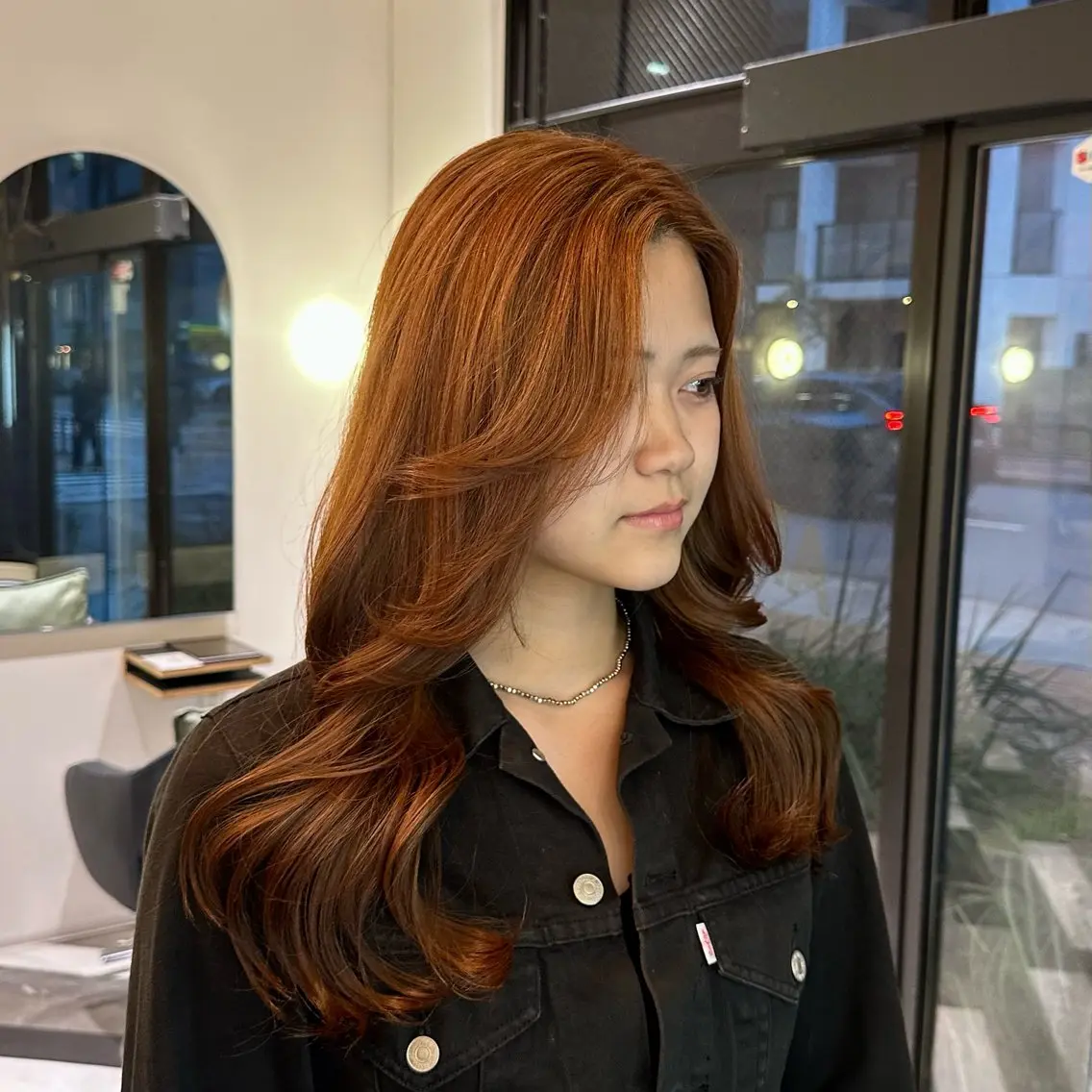 ロング カラー RIHO 🤍のヘアスタイル