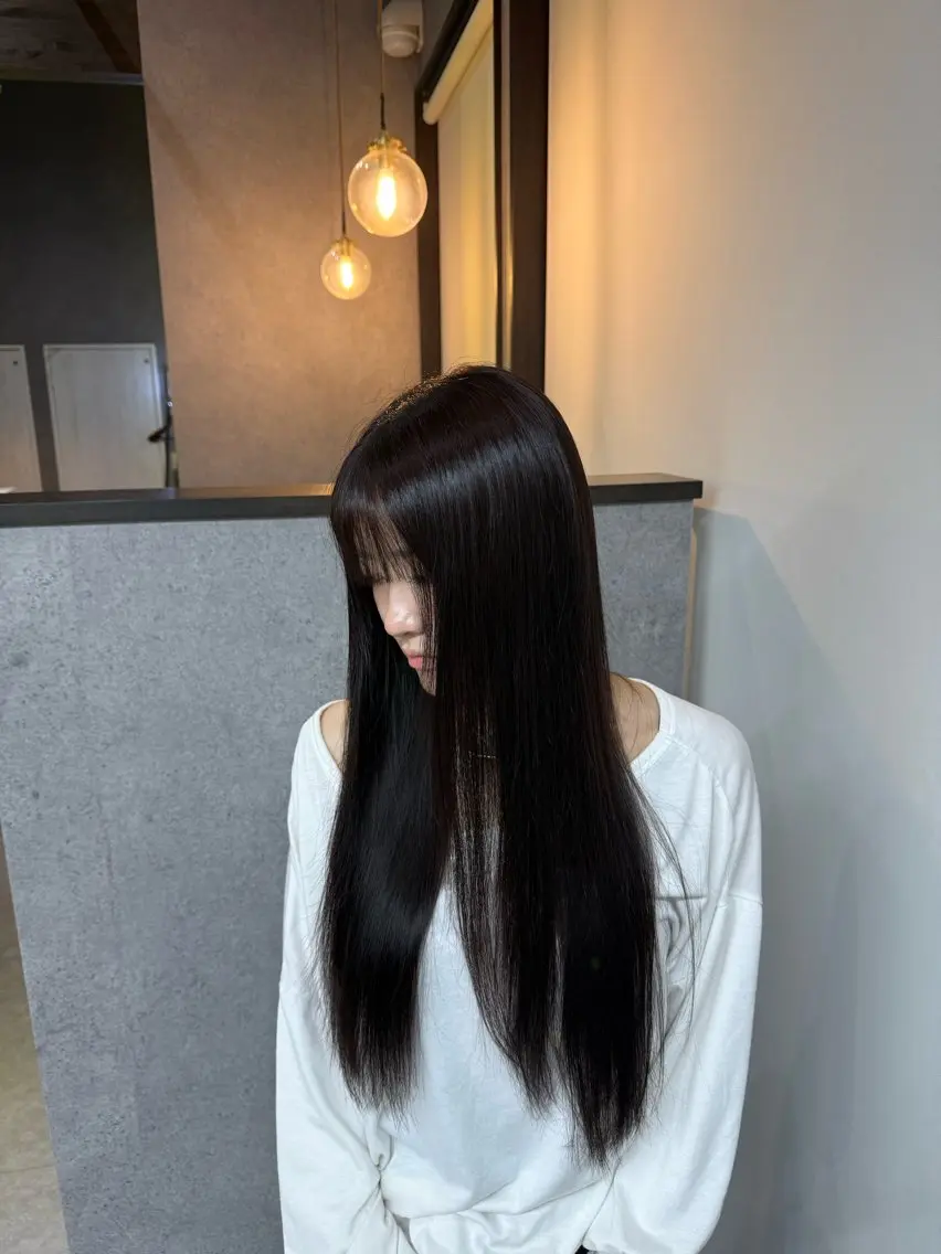 ロング カラー 小田桐 蓮のヘアスタイル