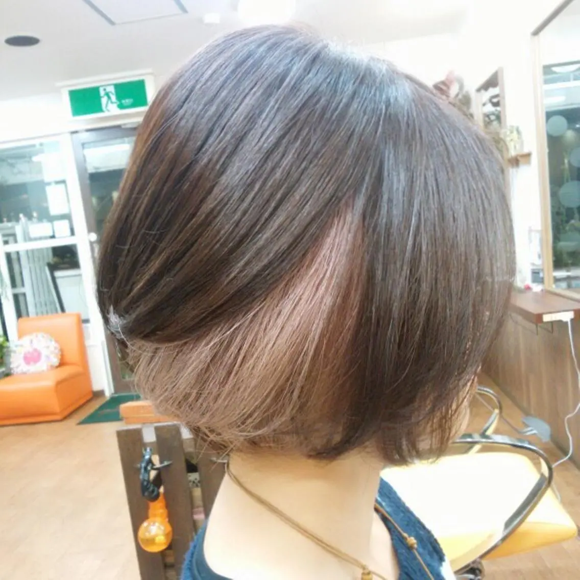 カラー インナーカラー ラベンダーカラー ラベンダーピンク ピンクカラー 澤田 拓己のヘアスタイル