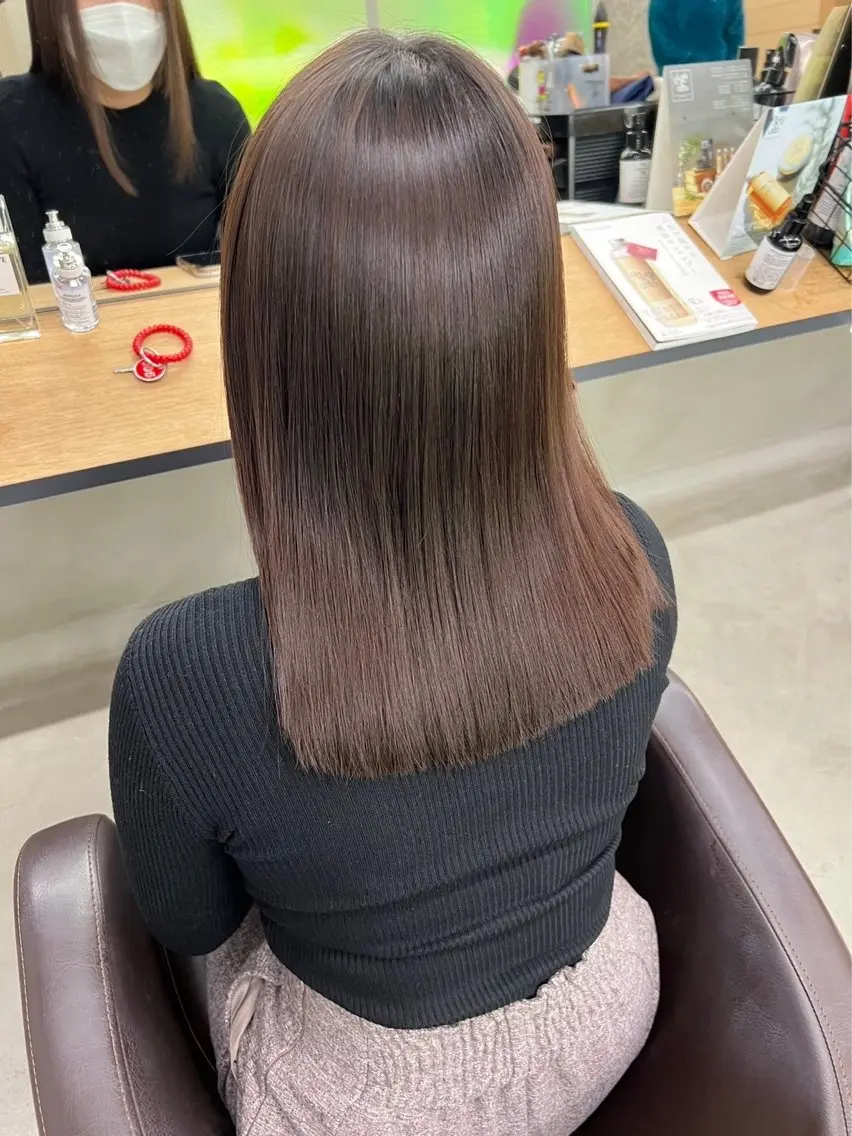 【髪質改善✨】カット＋リンゴ幹細胞トリートメント🌈の写真