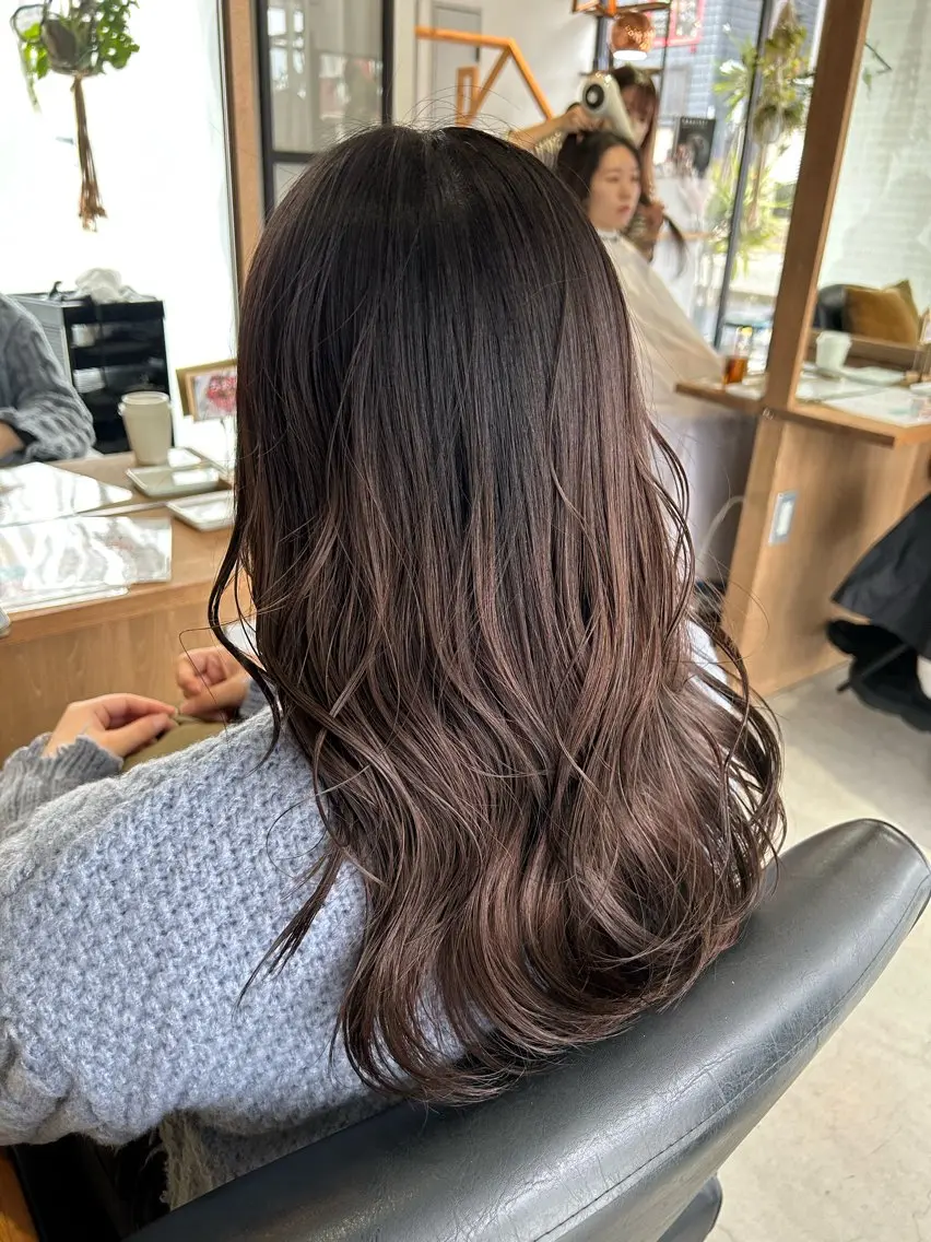 ロング カット トリートメント FERIAあべの店 瀧本岬のヘアスタイル
