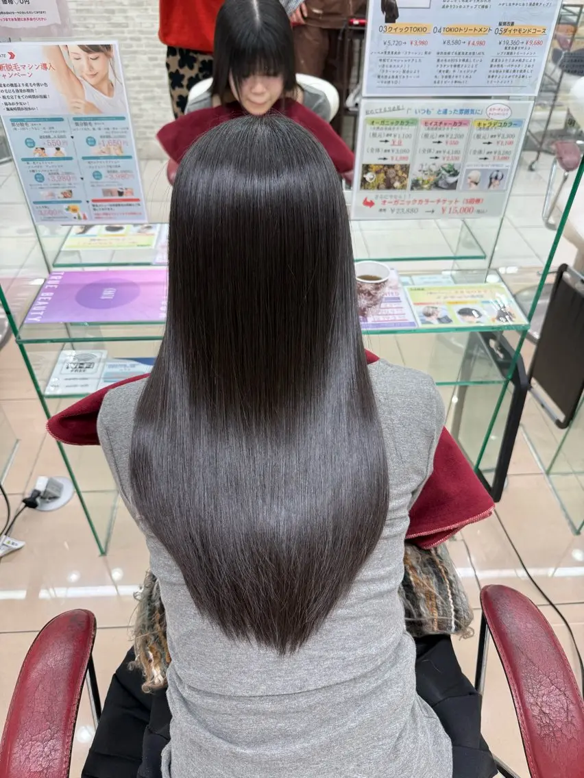 ロング トリートメント 似合わせカット✨/ EARTH森町長尾のヘアスタイル