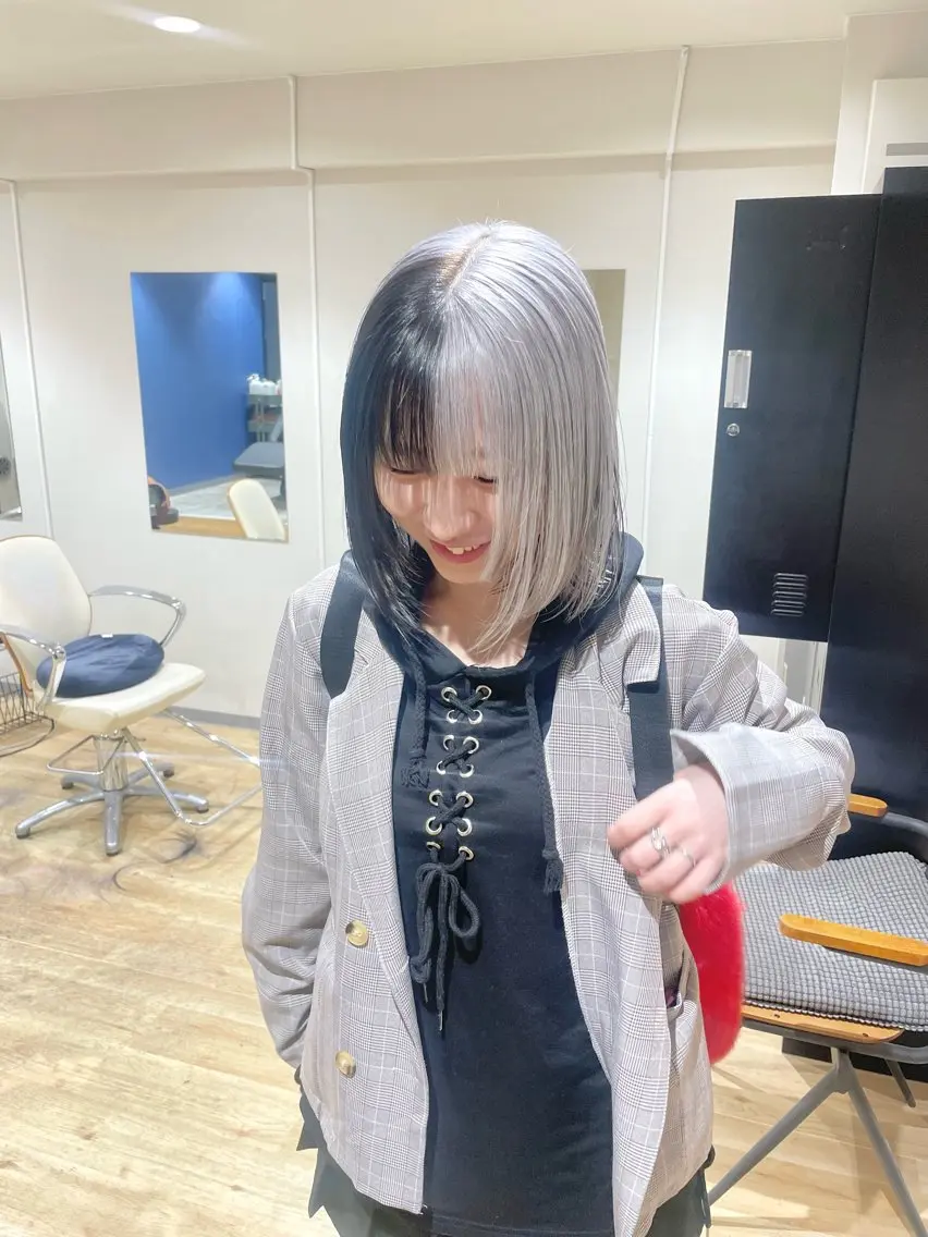 ミディアム カラー エビスザキレン/メン ズ/心斎橋🌳のヘアスタイル