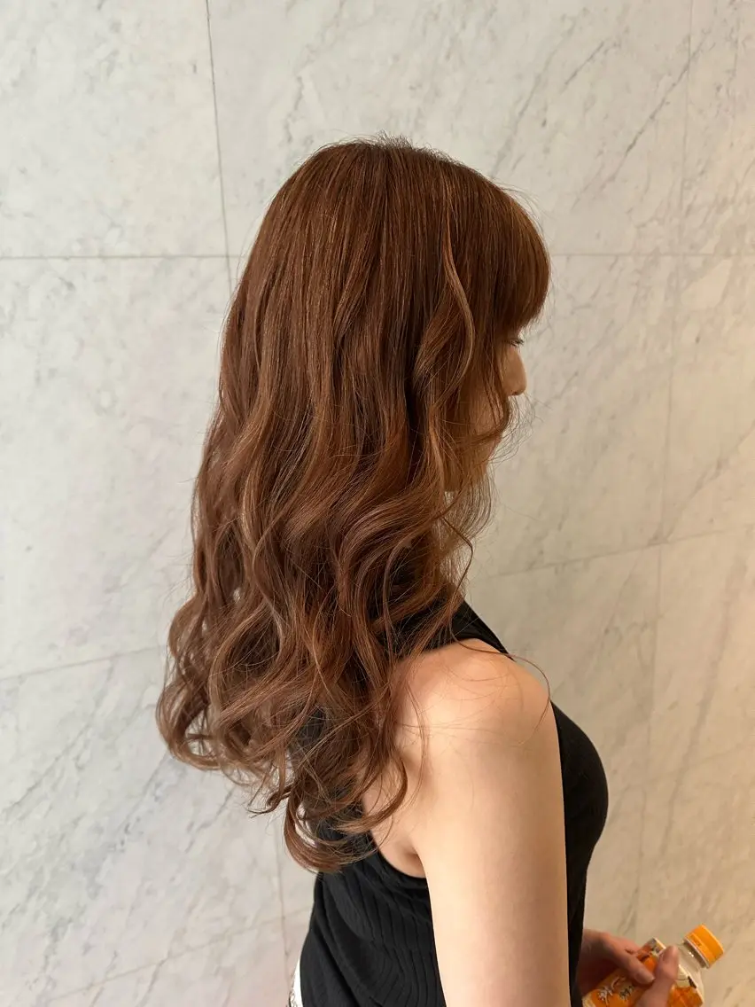 ロング カラー ヘアアレンジ LOANA カラー &縮毛モデル募集のその他イメージ