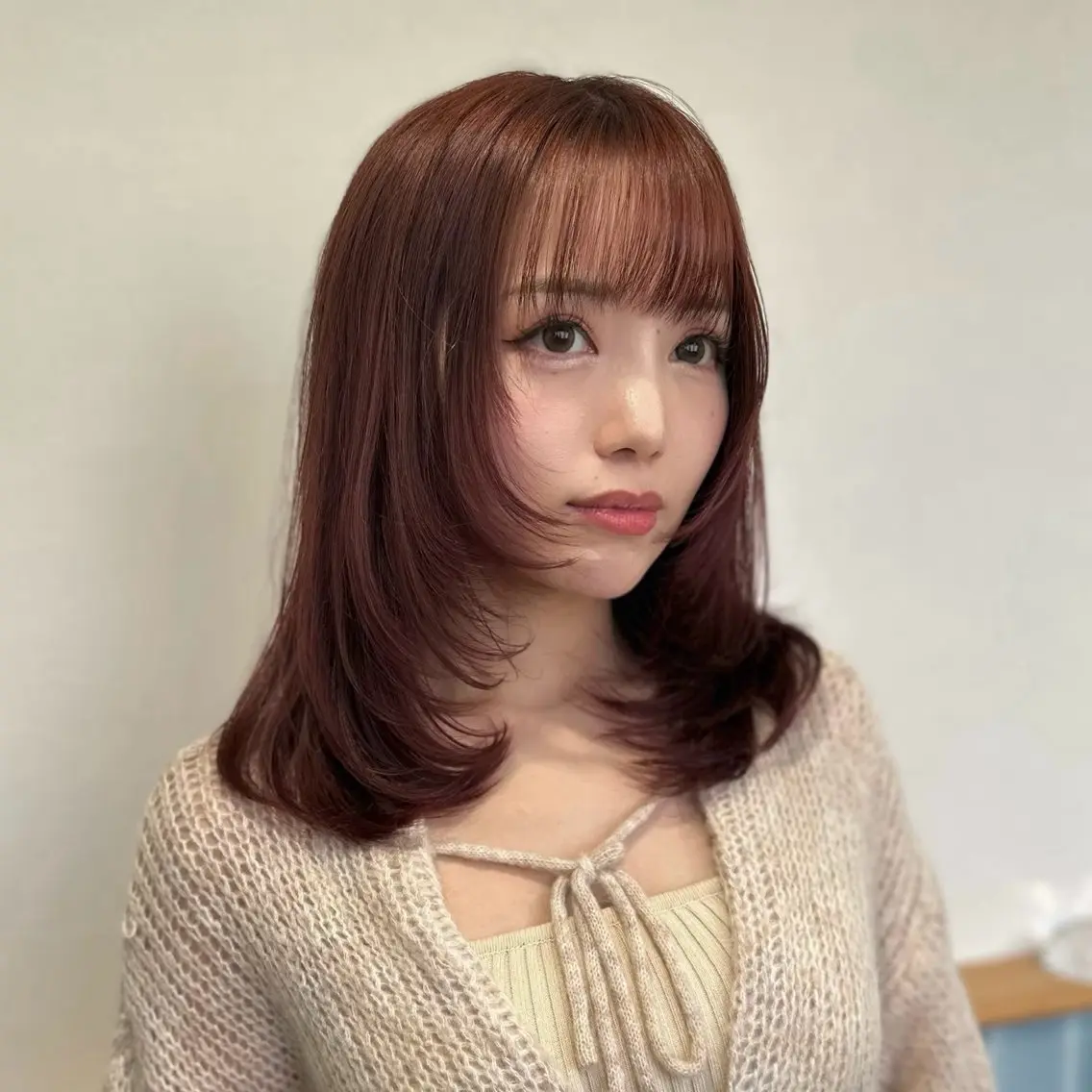 ミディアム カット カラーモデル募集中 ‎🤍AMANE🤍のヘアスタイル