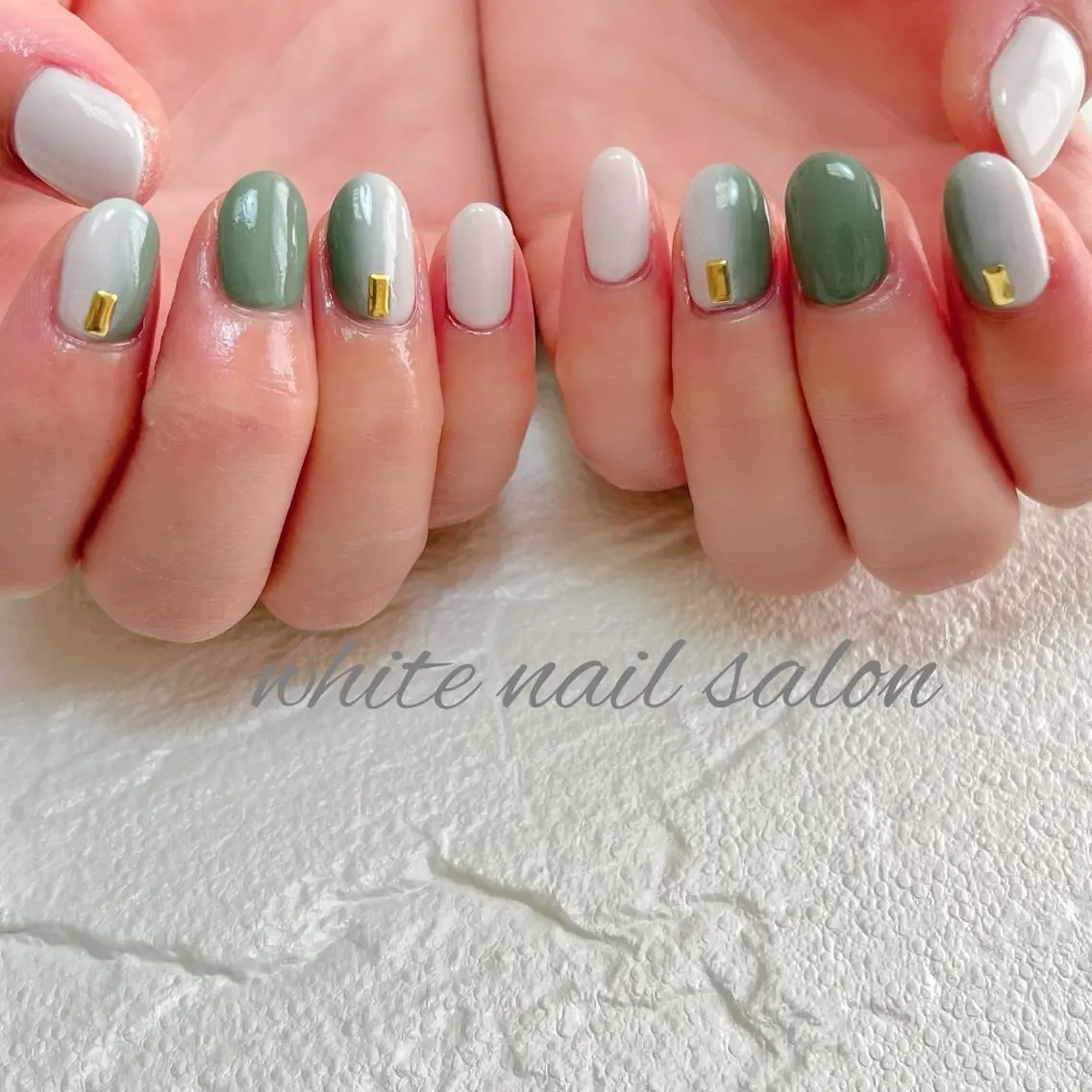 ネイル フットネイル ジェルネイル ハードジェル ラメ(グリッター) 持ち込み ハンドネイル white nail salonのネイルデザイン