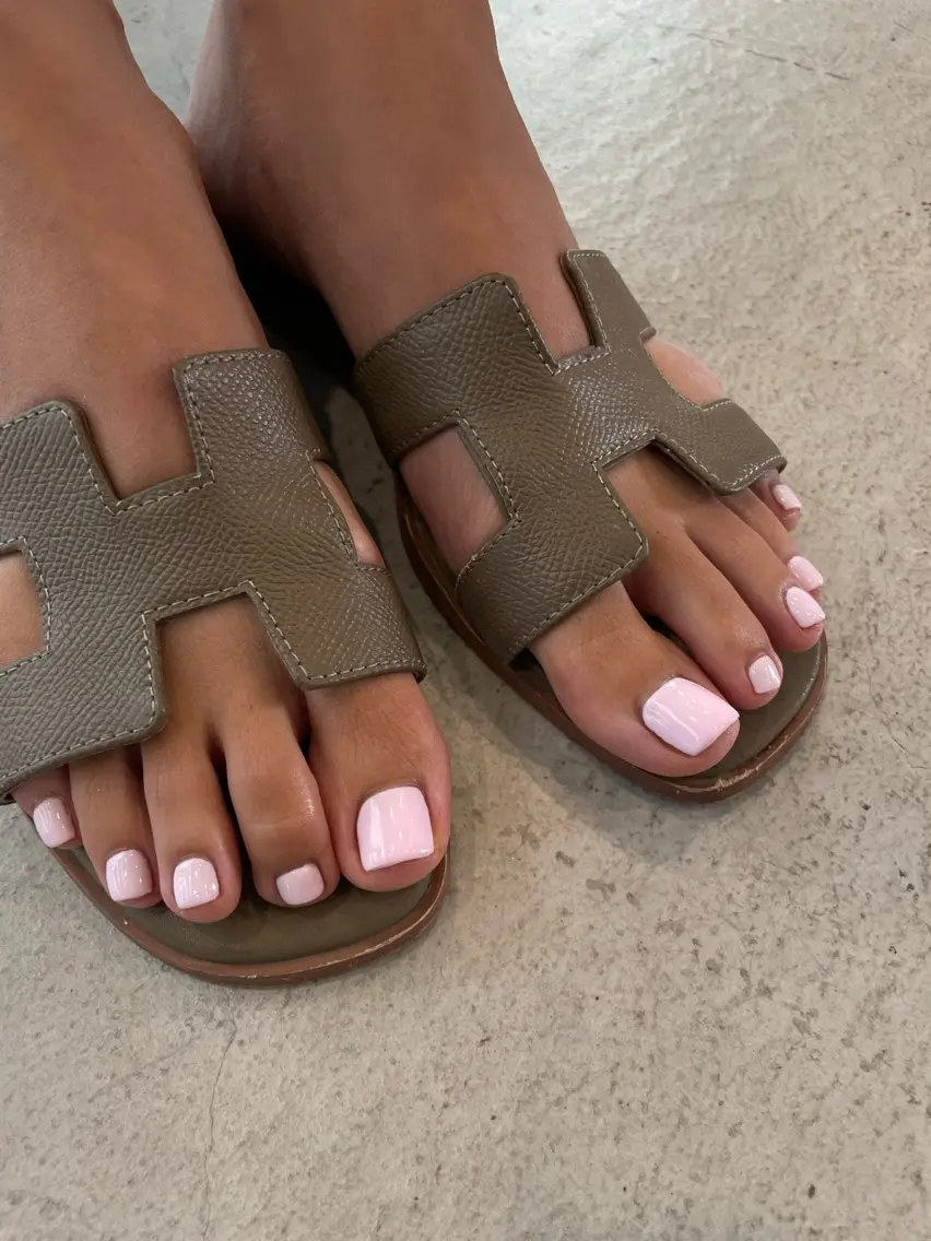 ネイル ワンカラーネイル パステルネイル ピンク tanaka 25nailのネイルデザイン