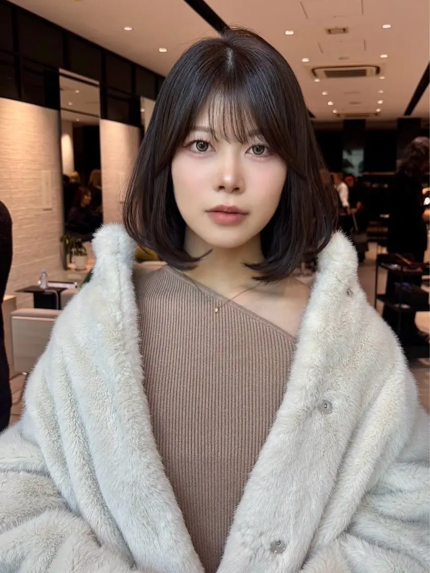 ショート 韓国風ヘア レイヤーカット 銀座/韓国レイヤー/ 艶カラー🍓原田侑依のヘアスタイル