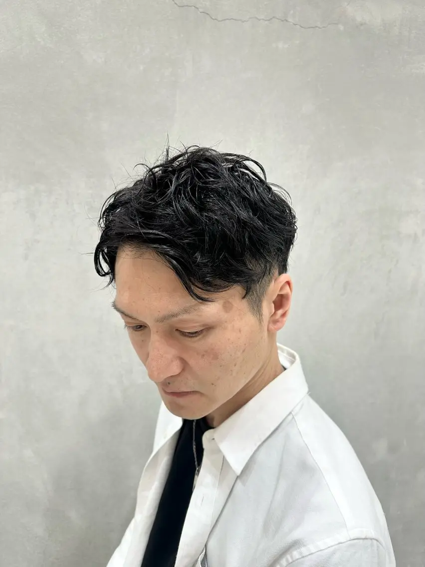 ショート パーマ ショートヘア 福本 ルミのヘアスタイル