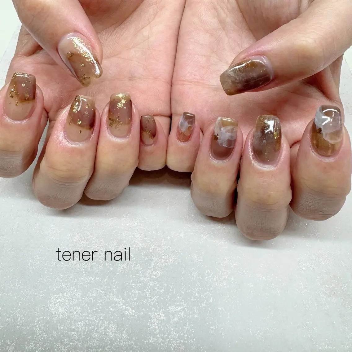 ネイル ニュアンスネイル ハンドネイル テネルネイル tener nailのネイルデザイン
