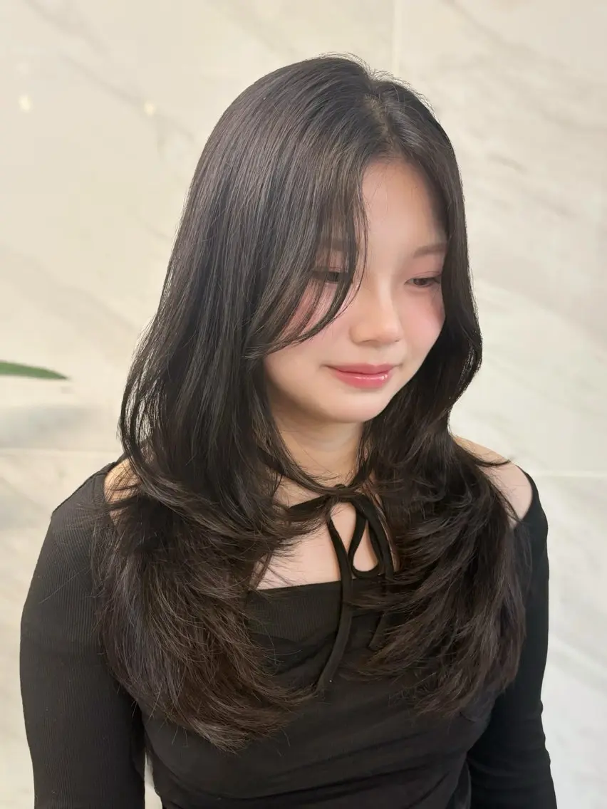 ロング カット トリートメント 🤍韓国ヘア/ ｋａｅｄｅ🤍のヘアスタイル