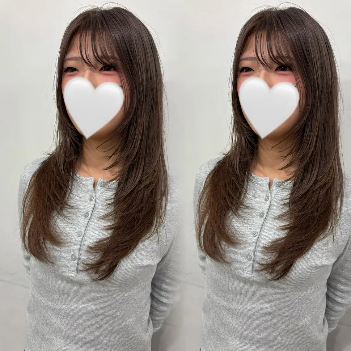 【先着3名限定☀️】韓国レイヤーカット➕うる艶カラー🌈➕1stepトリートメント🤍アイロンorコテ巻き仕上げ付き✨の写真