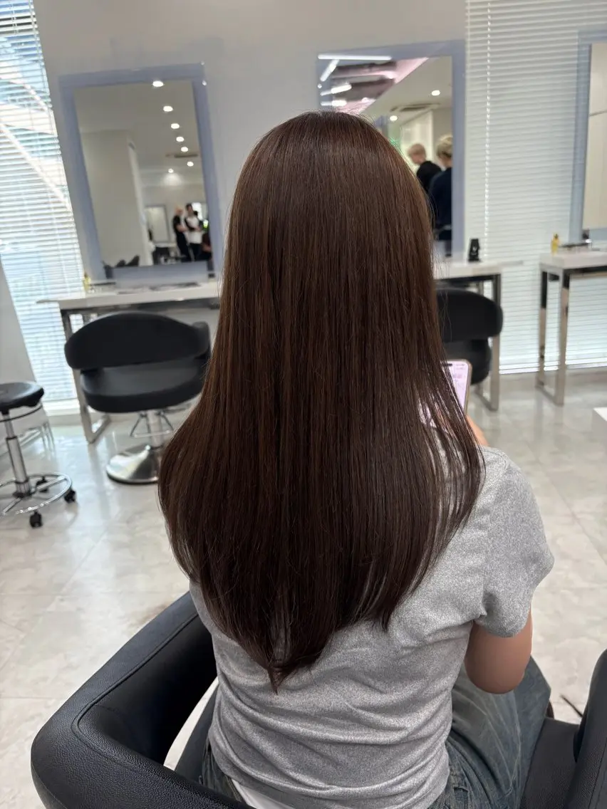 ロング カラー ヘアカラー 🍀透明感ブラウン sakura🍀のヘアスタイル