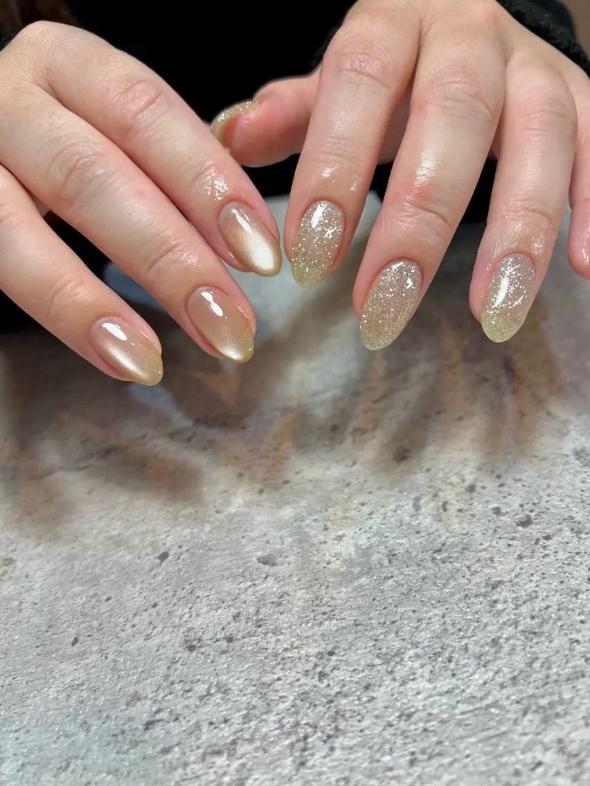 ネイル フラッシュネイル マグネットネイル nail salon y＋のネイルデザイン