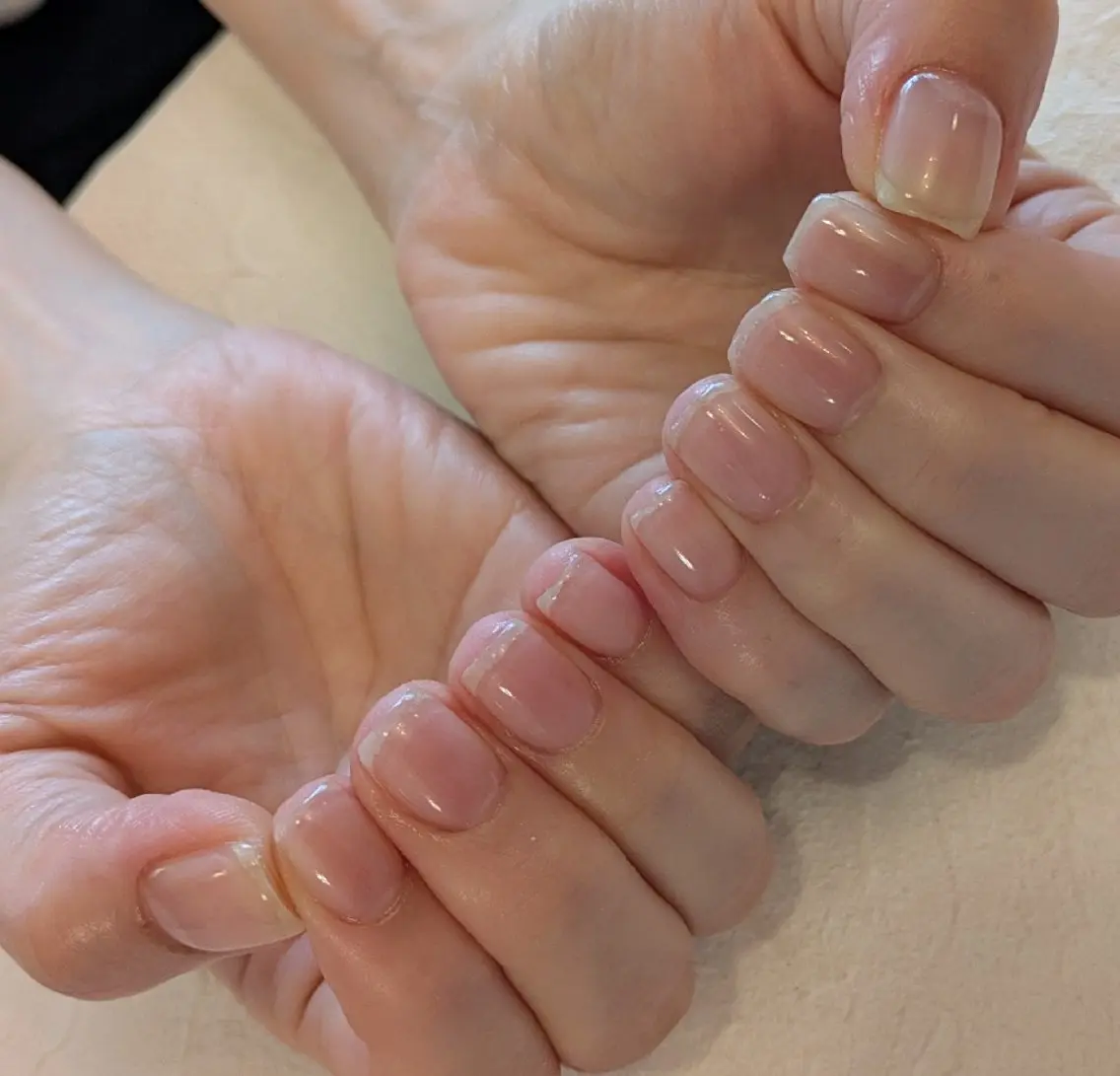 ネイル クリアネイル ジェヌインネイル 河内のネイルデザイン
