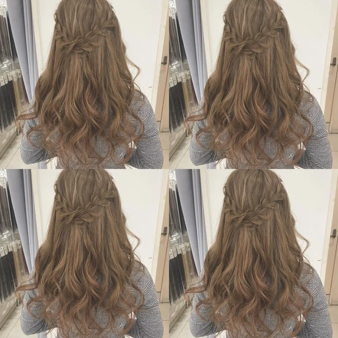 ロング ヘアアレンジ ハーフアップ ヘアセット 🌷MAYU 🌷のヘアスタイル