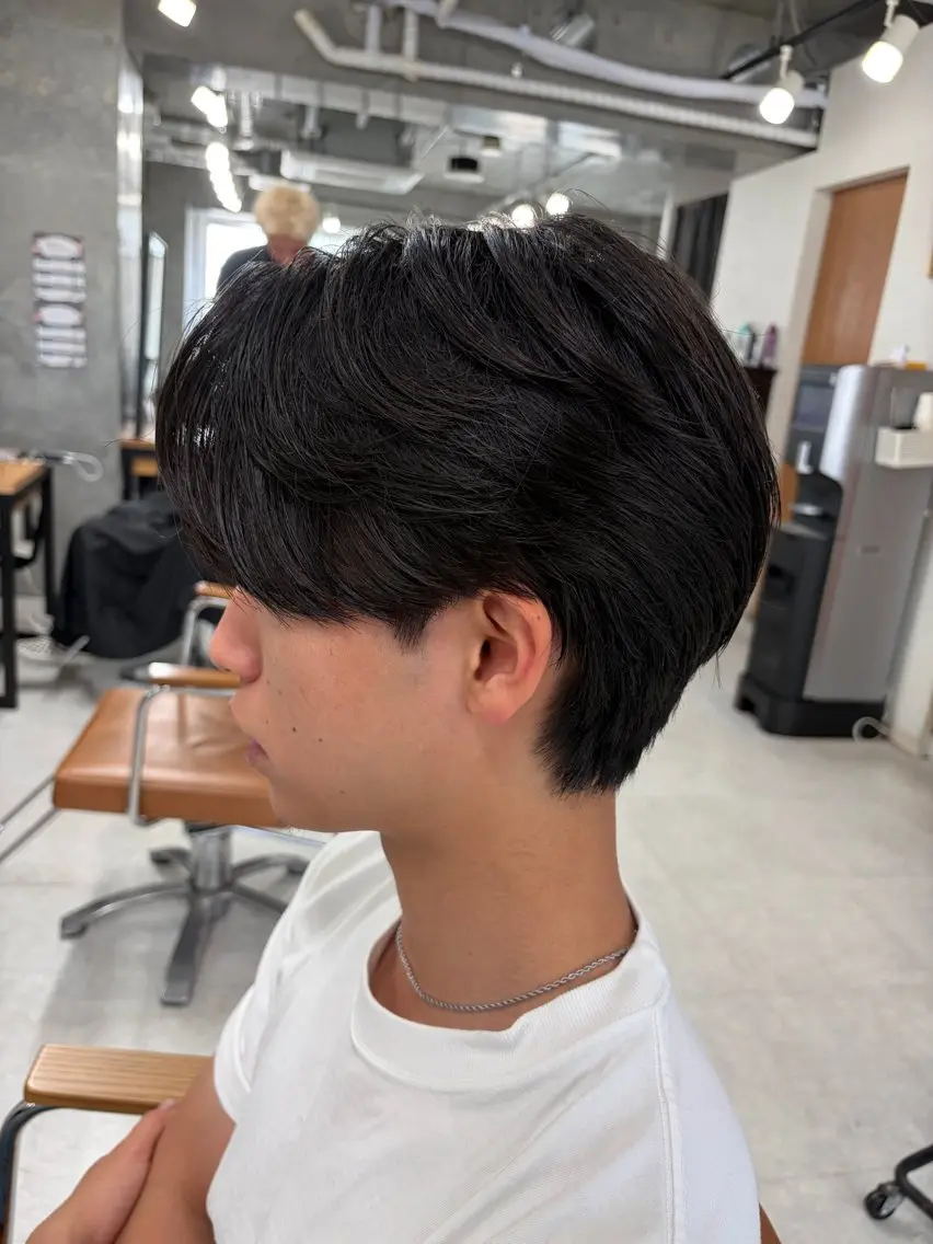 パーマ メンズ カット 縮毛矯正 トリートメント ヘッドスパ ヘアセット カズキ🌼曲がる 縮毛矯正のヘアスタイル
