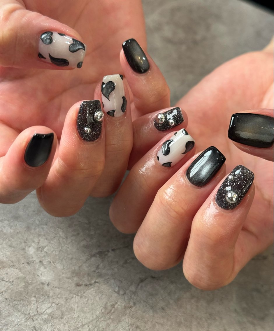 ネイル ハート ハンドネイル Blé nailのネイルデザイン