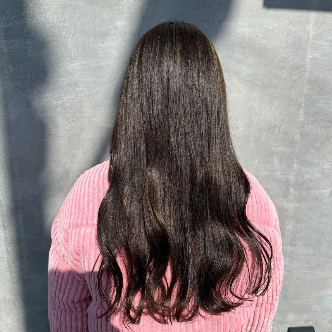 ロング カラー 透明感カラー ハイライトカラー ハイライト ヘアカラー 野崎 桃実のヘアスタイル