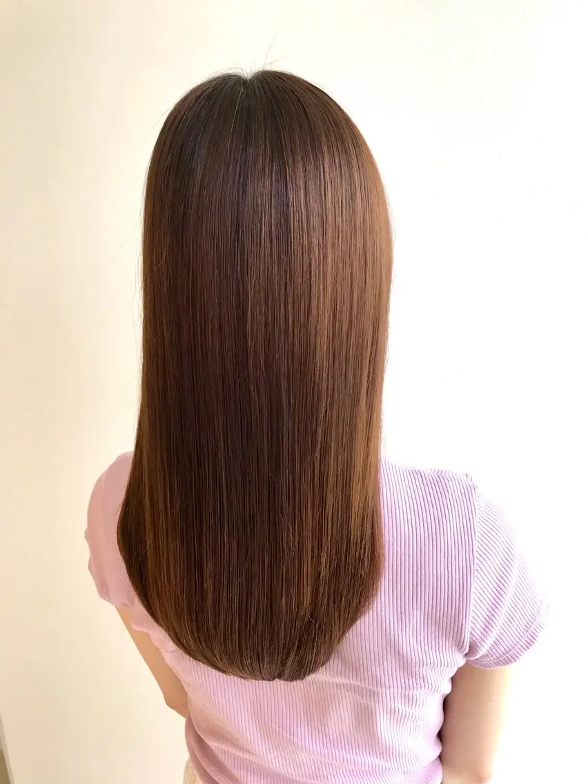 ロング カラー 髪質改善 トリートメント 🌈ハイトーン髪質改 善🌈polon🌟のヘアスタイル