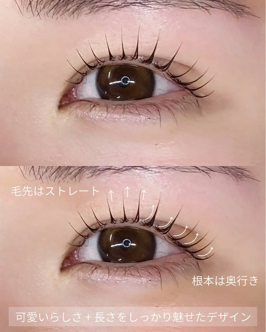 マツエク・マツパ マツパ waka eyelashのマツエク・マツパデザイン