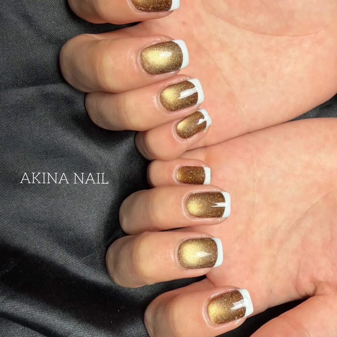 ミディアム ハンドネイル Akina Nail 亀戸のネイルデザイン