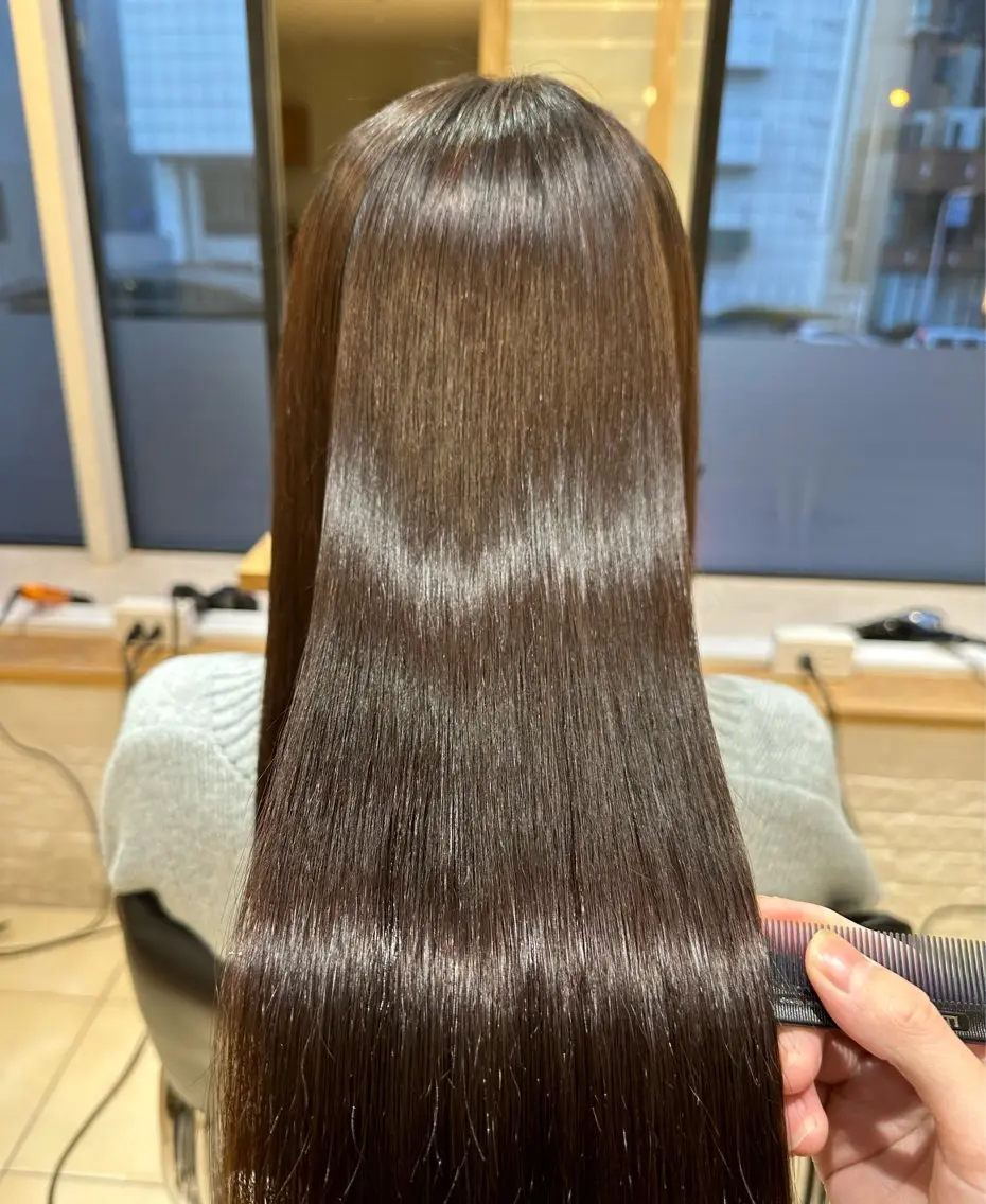 ロング トリートメント ともや 髪質改善縮毛矯正のヘアスタイル