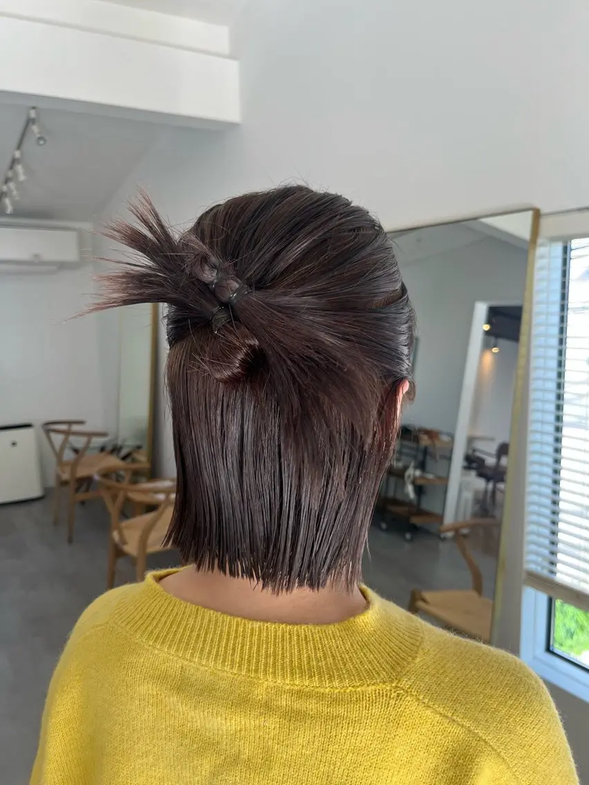 ヘアアレンジ ボブ 米村 春香のヘアスタイル