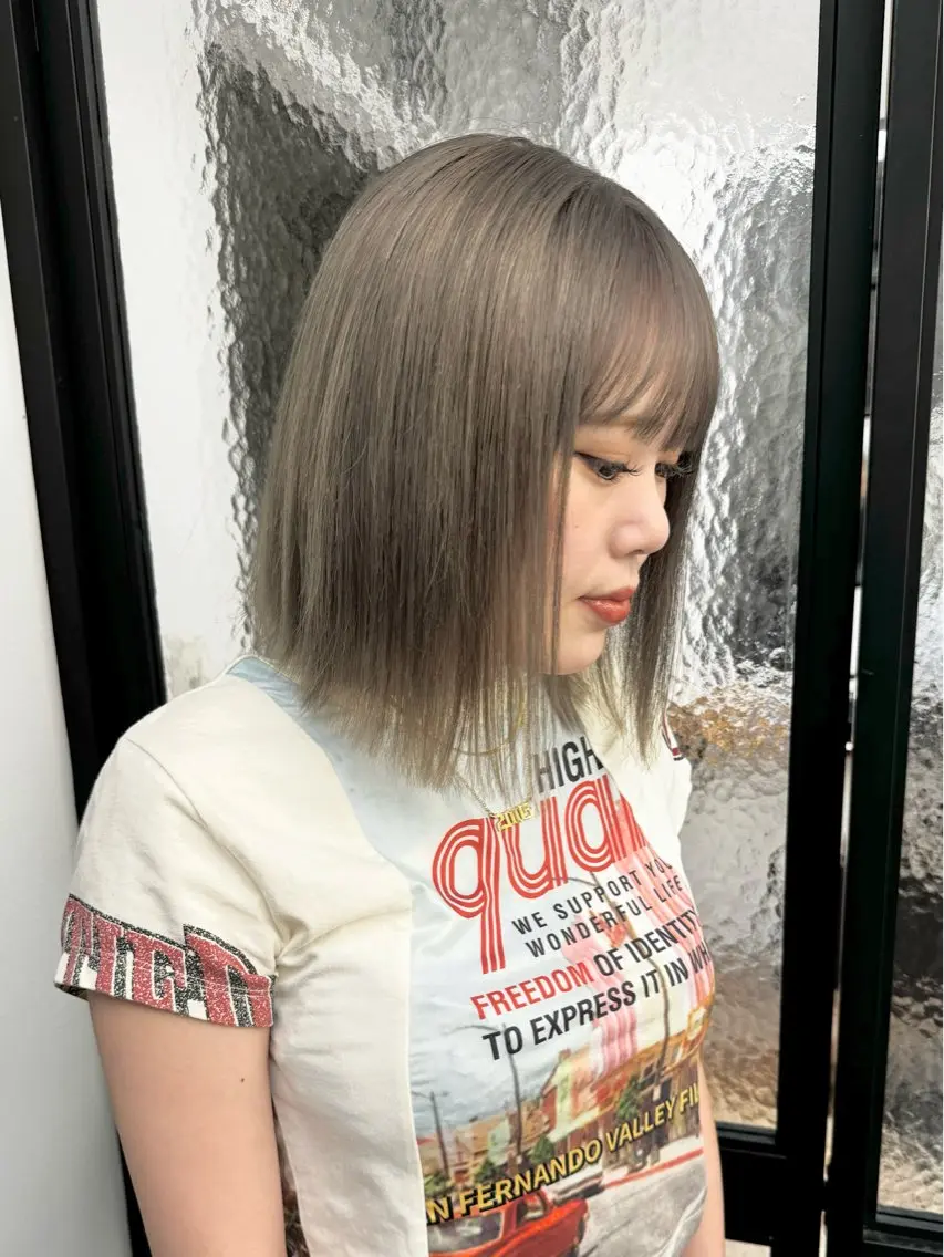カラー 透明感ある艶カラー / KAKOのヘアスタイル