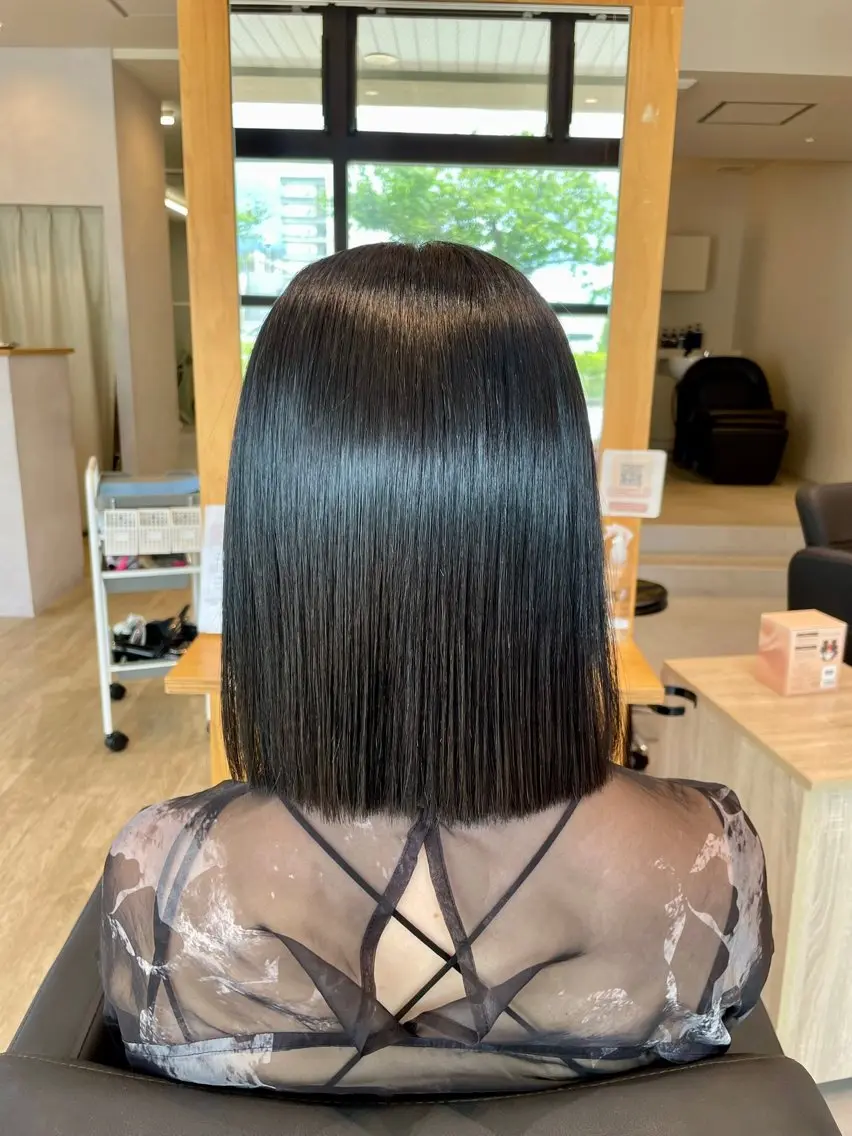 ミディアム カラー カット ヘアカラー 小森 樹奈のヘアスタイル