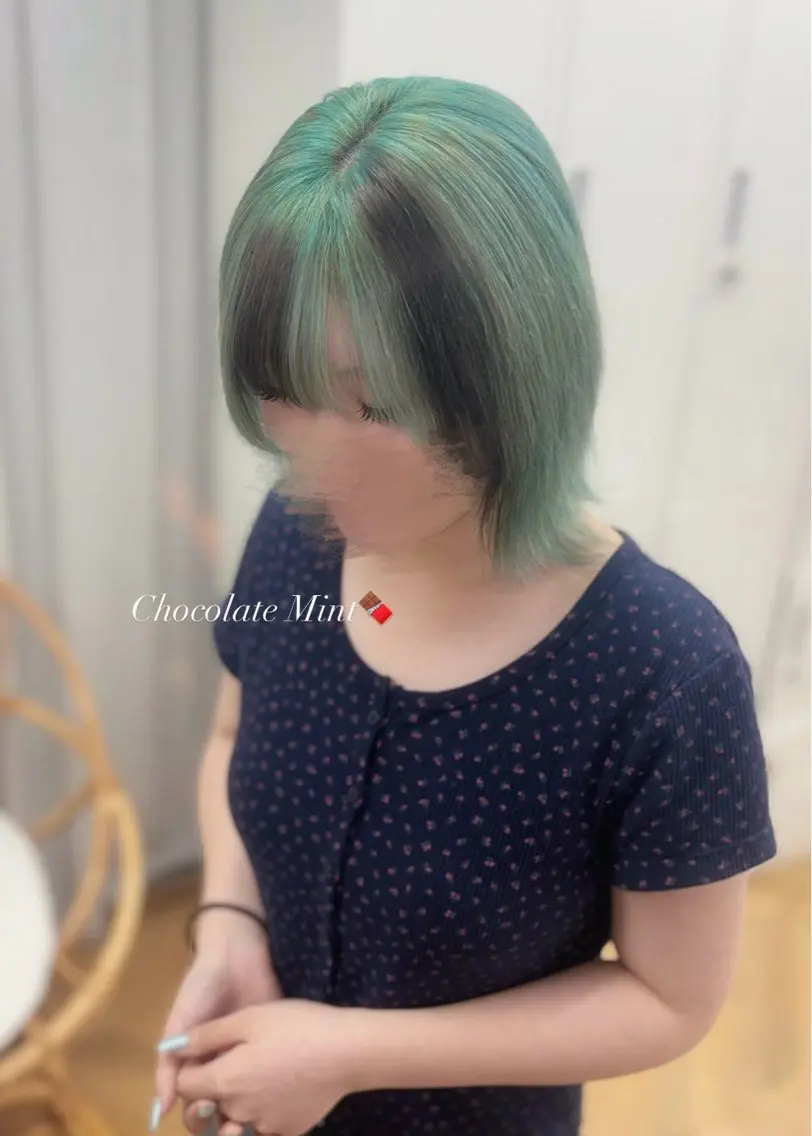 ミディアム ヘアカラー ❤︎KOHARU❤︎ 二条/モデル様急募のヘアスタイル