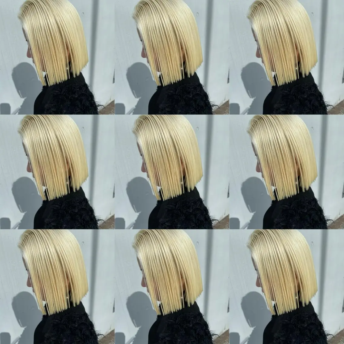 ミディアム カラー ブリーチ 抜きっぱなしブロンド ブロンド カット ヘアカラー トリートメント ヘアセット 💜ハイトーン💛 マジカルかいちゃんのヘアスタイル