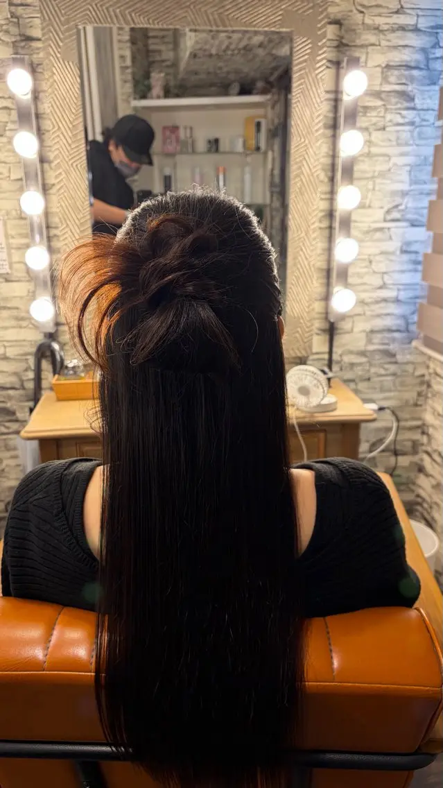 ロング ヘアアレンジ hair make  Lucciのヘアスタイル