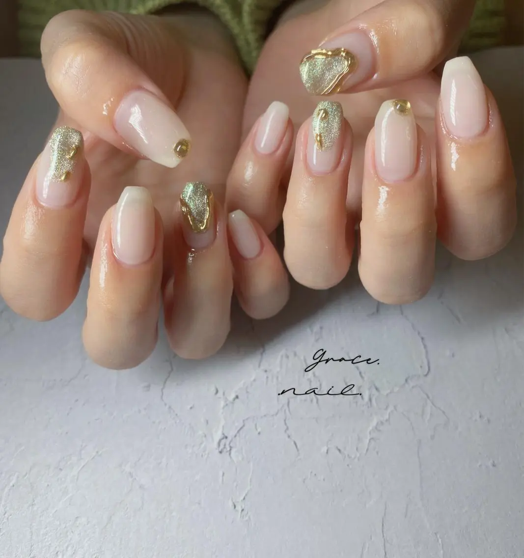 ネイル ハンドネイル ☆*。Grace Nail。*☆のネイルデザイン