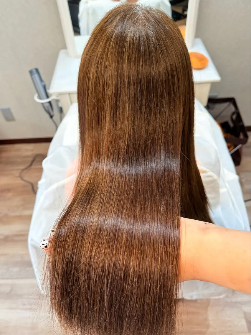 縮毛矯正 BLOOM柏 ISHIGUROのヘアスタイル
