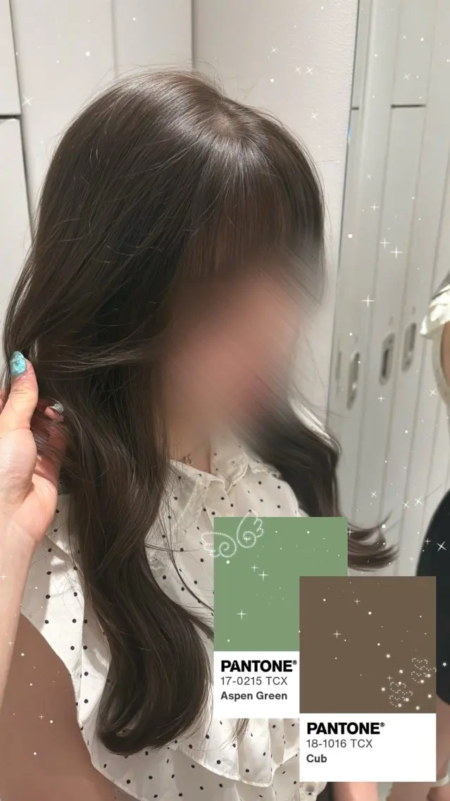 ロング カラー 髪質改善 トリートメント ヘアカラー トリートメント Unami渋谷/ 日彩🪽‪🫧のヘアスタイル