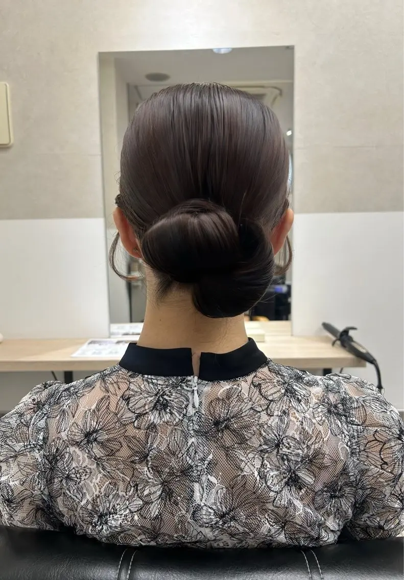 セミロング ヘアセット GiseL yumaのヘアスタイル