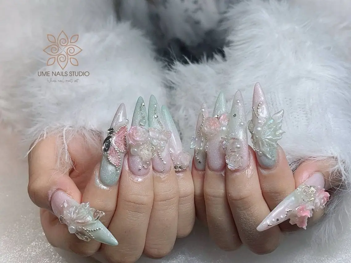 ネイル 持ち込み ハンドネイル Ume Nail Studioのネイルデザイン