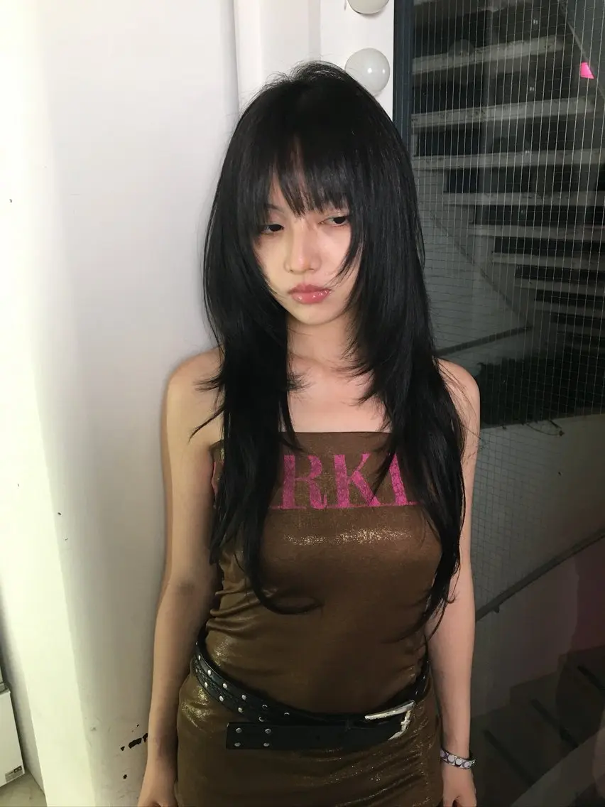 ロング カット トリートメント Hanaka🪷 ニュアンス×レイヤーのヘアスタイル