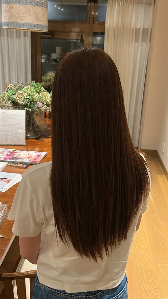 ストレートパーマ+トリートメントの写真