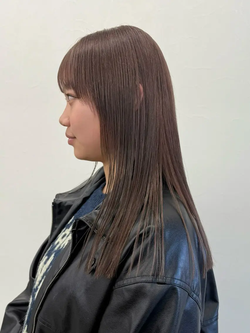 ロング ヘアカラー 🎀うる艶モテ髪🎀 透明感/ユナのヘアスタイル